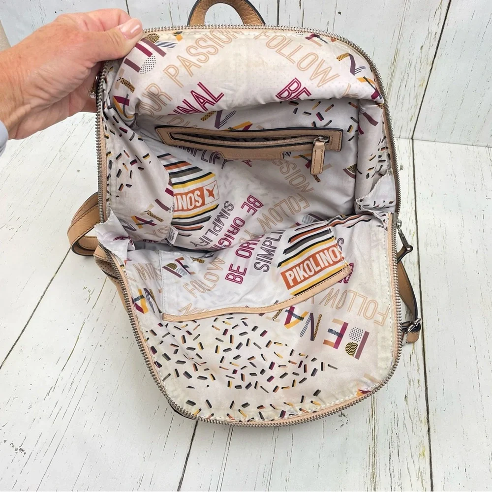 Pikolinos Two-Tone Salinas Leather‎ Backpack